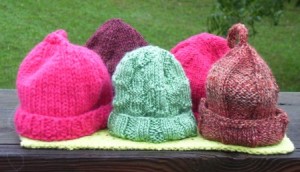 October 2011 Baby Hats in Fall Colors